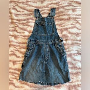 Vintage Denim Overall Mini Dress